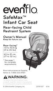 Evenflo Safemax Infant Car Seat