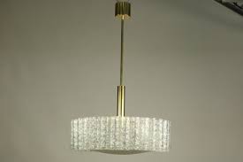 Glass Drum Shaped Ceiling Lamp