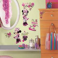 Minnie Mouse Wall Stickers With Gems