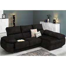 sofa with chaise longue blacky homycasa