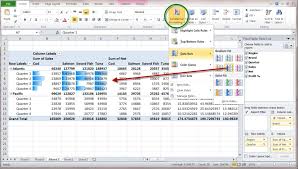 how to create a ms excel pivot table