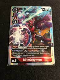 Digimon TCG - Super Rare - BlitzGreymon - BT3-018SR - Red & Black Card  x1! | eBay