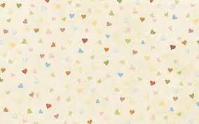Cute Heart Pattern Wallpaper