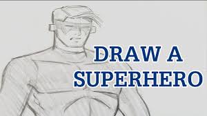 How i draw anime characters. Learn To Draw A Classic Superhero Youtube