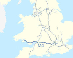 Image of M4 motorway UK