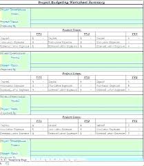 Task Tracking Template Excel Project Budget Spreadsheet
