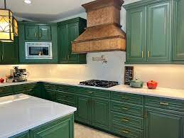 the best green kitchen cabinet colors