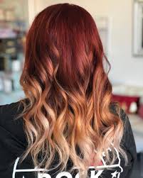 Another option is to dye the roots white, blonde, or light orange with the tips an intense red hue. 28 Blazing Hot Red Ombre Hair Color Ideas In 2021