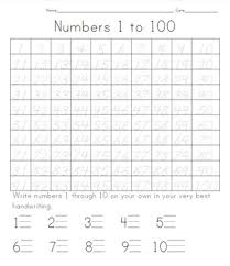 100 Days Of School Tracing Numbers 1 To 100 By Whitney