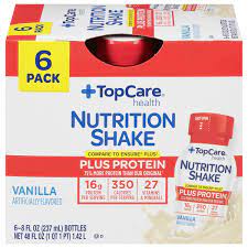 topcare nutrisure plus vanilla shake