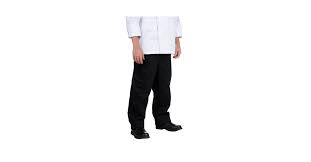 Chef Revival Unisex Solid Black Baggy Chef Pants 2xl