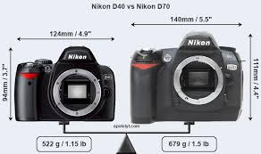 Nikon D40 Vs Nikon D70 Comparison Review