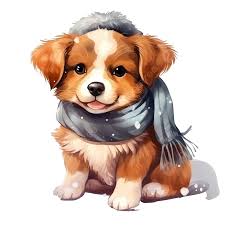 cute dog winter winter dog