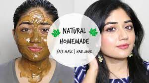 diy natural face hair mask for