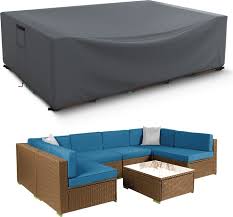 Windproof Outdoor Sectional Sofa Cover