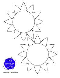 5 stages of the life cycle. Free Printable Sunflower Templates And Sunflower Patterns The Artisan Life