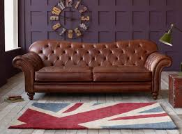Chesterfield 4 Seater Sofas Leather