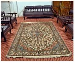 white kashan silk carpet at best
