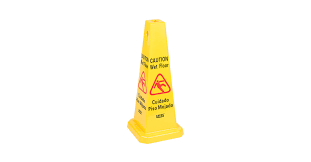 lavex 27 caution wet floor cone shaped