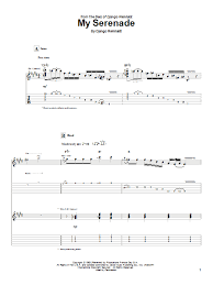 Django Reinhardt My Serenade Sheet Music Notes Chords Download Printable Guitar Tab Sku 21981