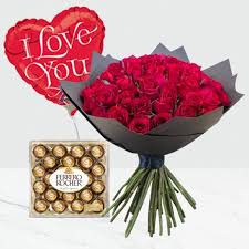 love you combo i valentine s day roses