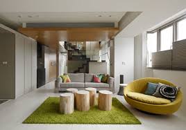 living room design with nature concept