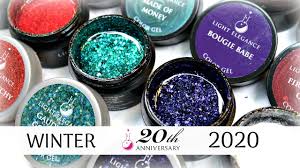 It Is Here Light Elegance Winter 2020 Champagne Caviar Gel Glitter Nails Youtube