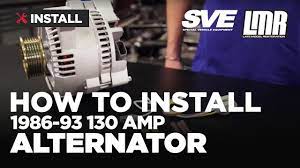 How to install a leviton dimmer switch. Mustang Alternator Install Sve 130 Amp 86 93 Fox Body Youtube