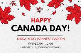 canada day nikka yuko anese garden