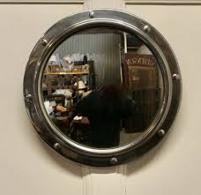 Chrome Convex Wall Mirror 1960s For