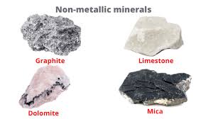 non metallic minerals differences and
