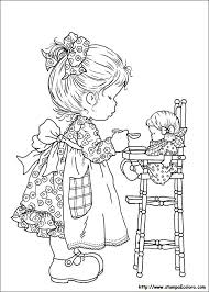 Coloring pages of christmas barbie & ken. Old Holly Hobby Coloring Pages