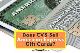does cvs sell american express gift