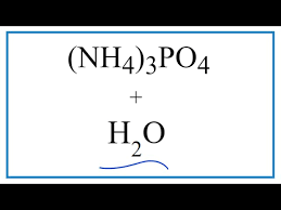 Equation For Nh4 3po4 H2o Ammonium