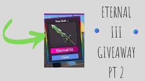 I got all christmas godly weapons in murder mystery 2!! Redeem This Code For A Free Eternal Iii Godly Knife In Roblox Mm2 Mm2 Christmas Update 2019 Hny Youtube