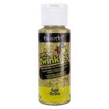 Craft Twinkles Gold Glitter Paint Dct3