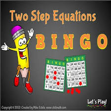 Two Step Equations Bingo Middle