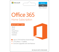 Microsoft Office 365 Home 1 Year For 5 Users Download Deals Pc