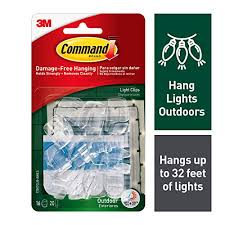 Command Outdoor Light Clips Clear 16 C Buy Online In Bahamas At Desertcart