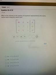 Solved Pretest Unit 1 Question 26 Of