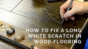 hardwood floor scratch repair