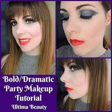 bold dramatic party makeup tutorial