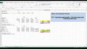 How To Calculate Roi And Payback In Excel 2013