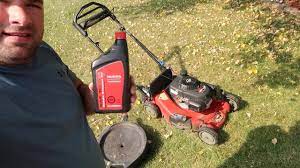 lawn mower oil change toro how to