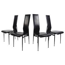 Choosing contemporary leather dining chairs you should first take into consideration the quality of the leather. Italian Modern Leather Dining Chairs By Fasem At 1stdibs