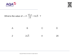 solving equations with surds gcse