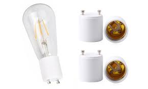 Up To 73 Off On Light Bulb Socket Adapter Gu Groupon Goods