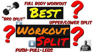 best workout program best workout routine best workout split