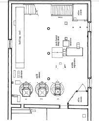 plan of the first floor of the mill