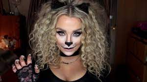 cat halloween make up tutorial you